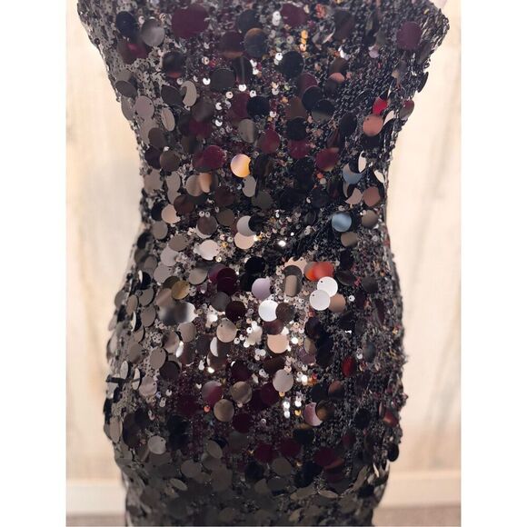Akira black sequin mini dress size small - Picture 6 of 8